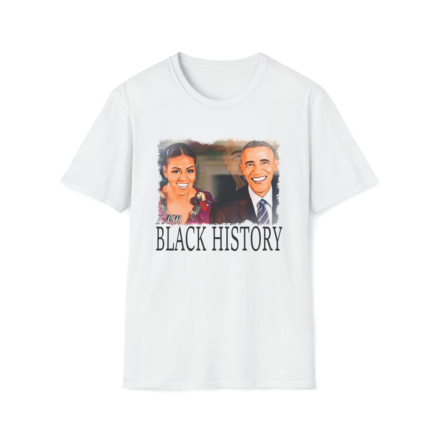 Custom K's "WaterColor Obama" Softstyle T-Shirt