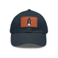 Mason Dad Hat with Leather Patch (Rectangle)