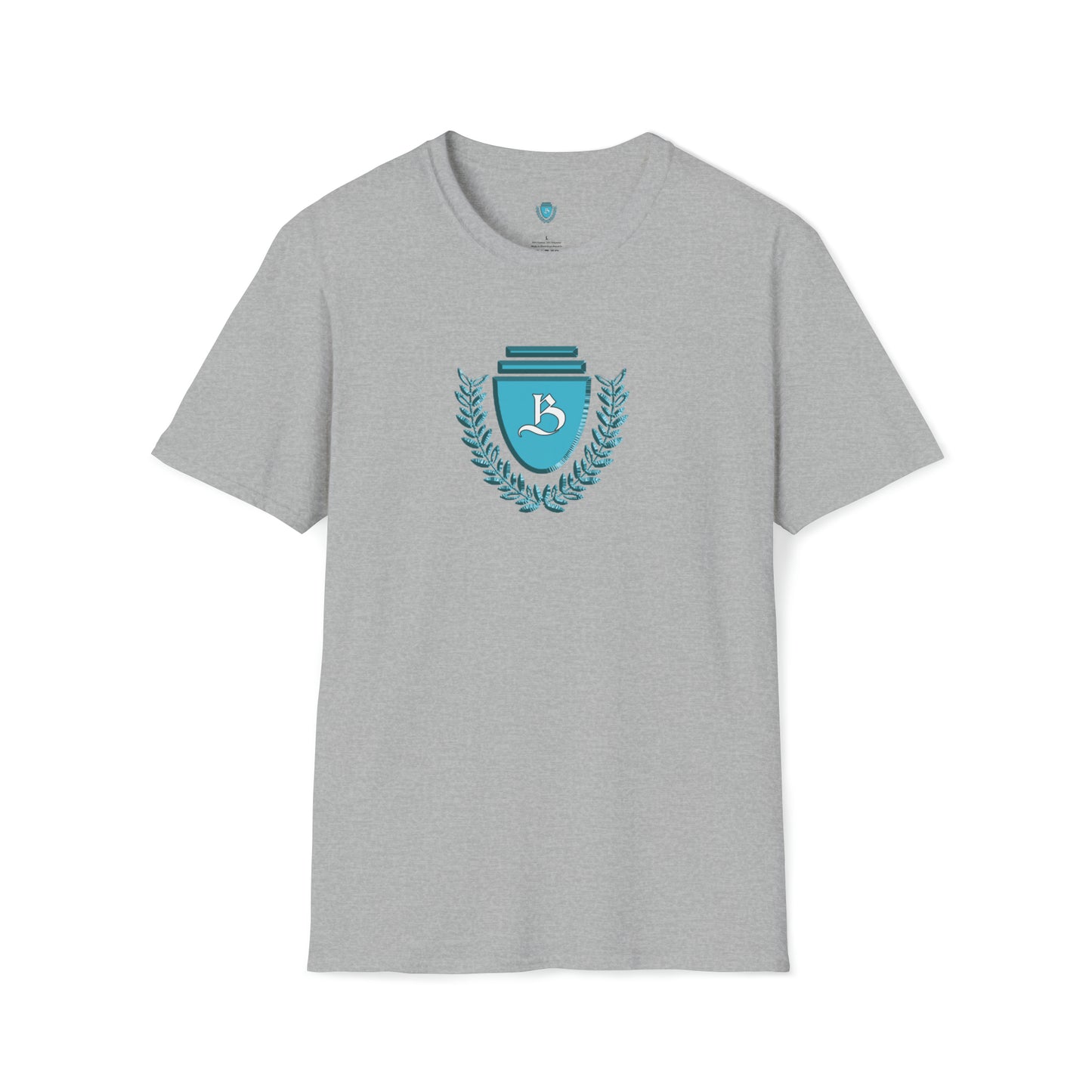Bauskyaut - T-Shirt - Emboss Turquoise Shield