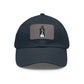 Mason Dad Hat with Leather Patch (Rectangle)