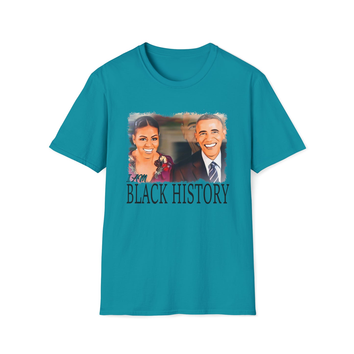 Custom K's "WaterColor Obama" Softstyle T-Shirt
