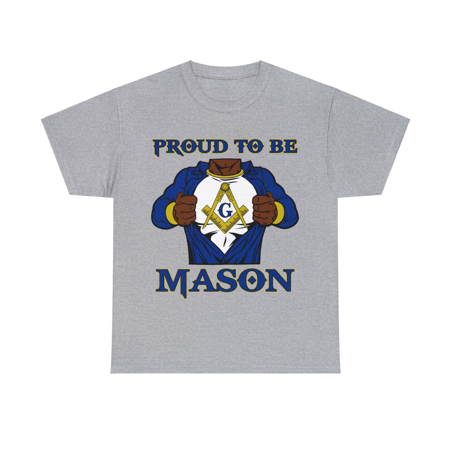 Proud To Be A Mason Heavy Cotton Tee