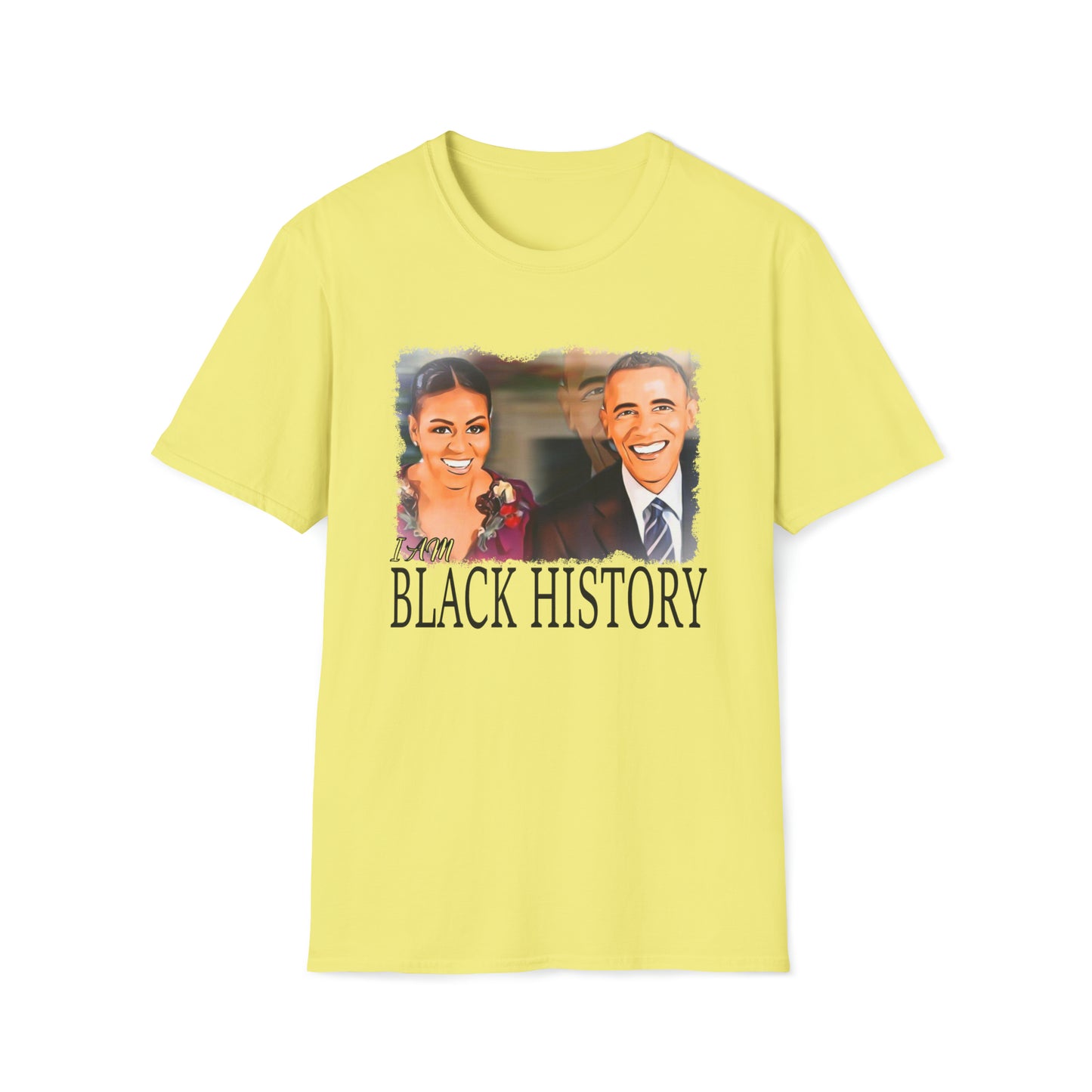 Custom K's "WaterColor Obama" Softstyle T-Shirt