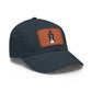Mason Dad Hat with Leather Patch (Rectangle)