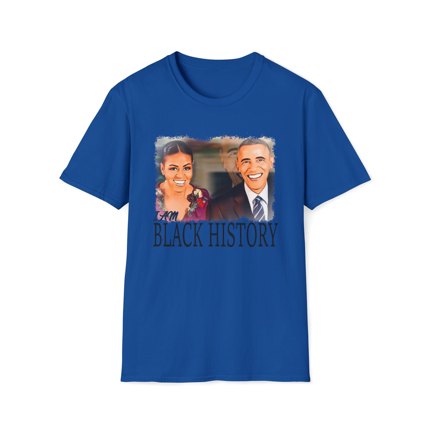 Custom K's "WaterColor Obama" Softstyle T-Shirt
