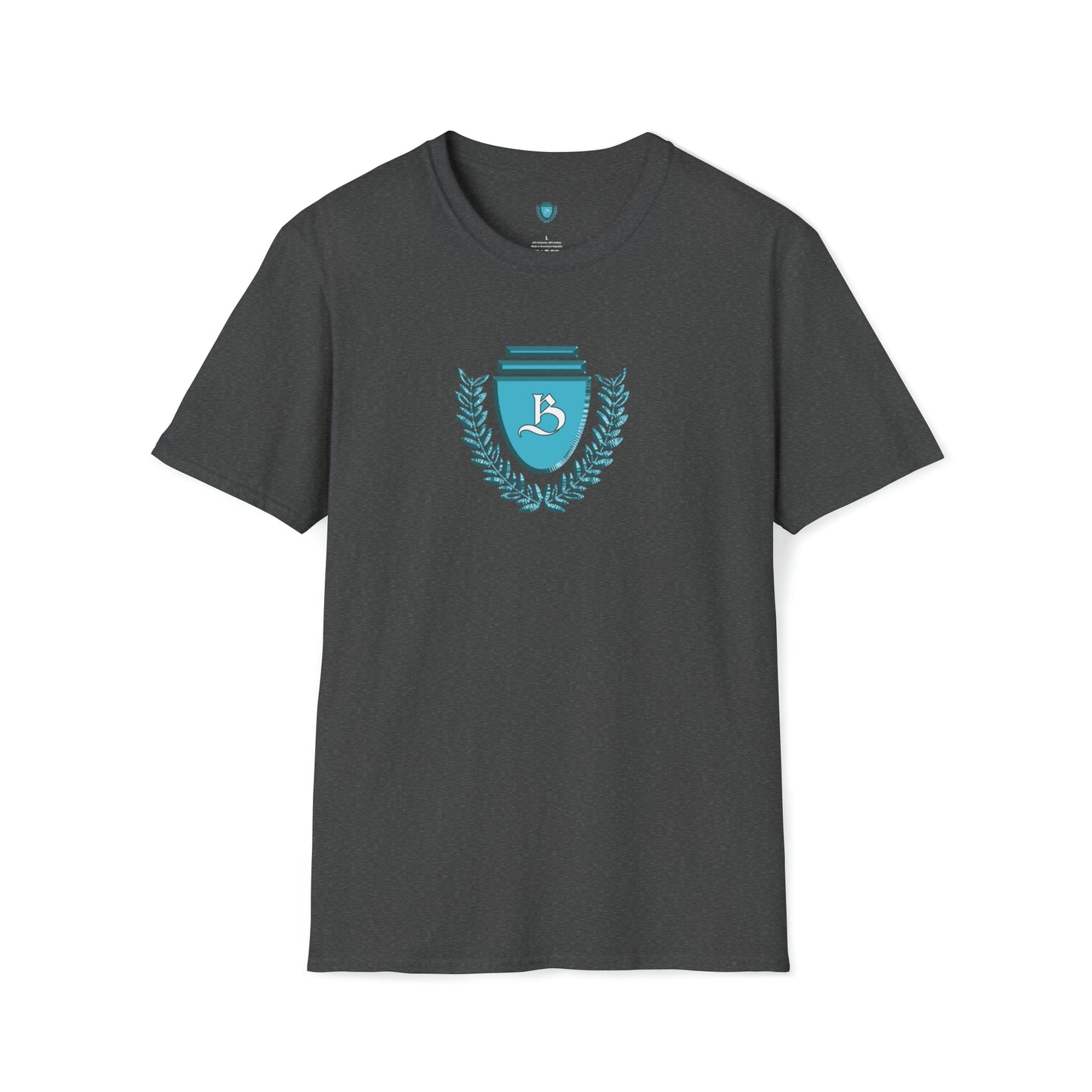 Bauskyaut - T-Shirt - Emboss Turquoise Shield