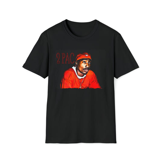 Custom K's - "WaterColor 2Pac" Softstyle T-Shirt