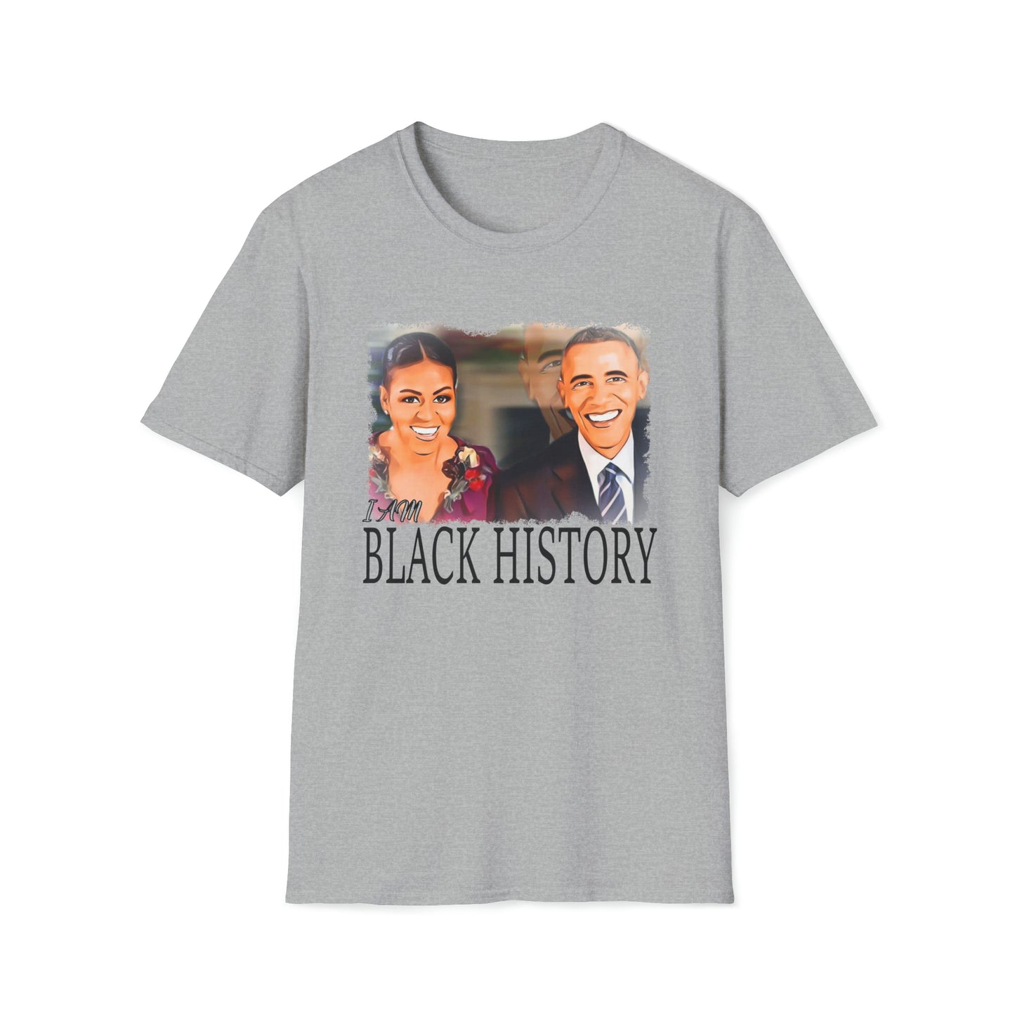 Custom K's "WaterColor Obama" Softstyle T-Shirt