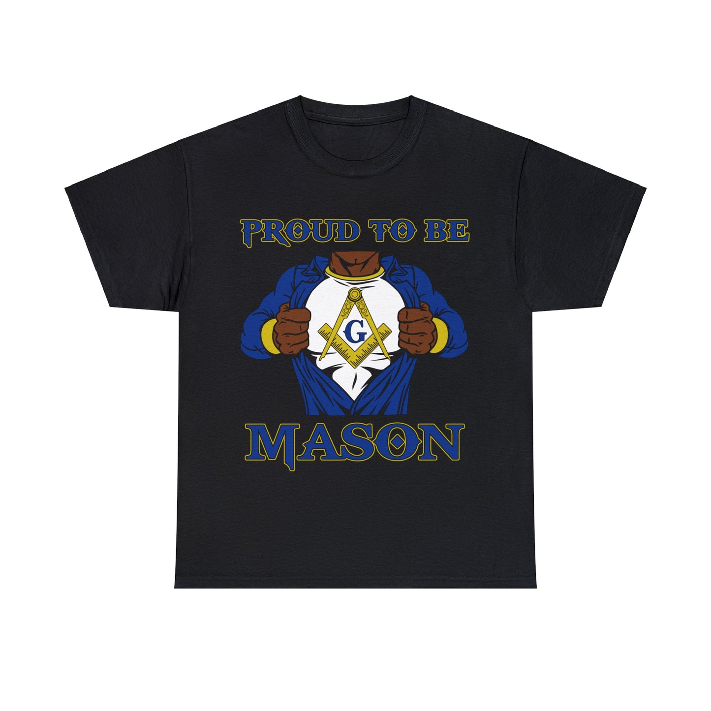 Proud To Be A Mason Heavy Cotton Tee