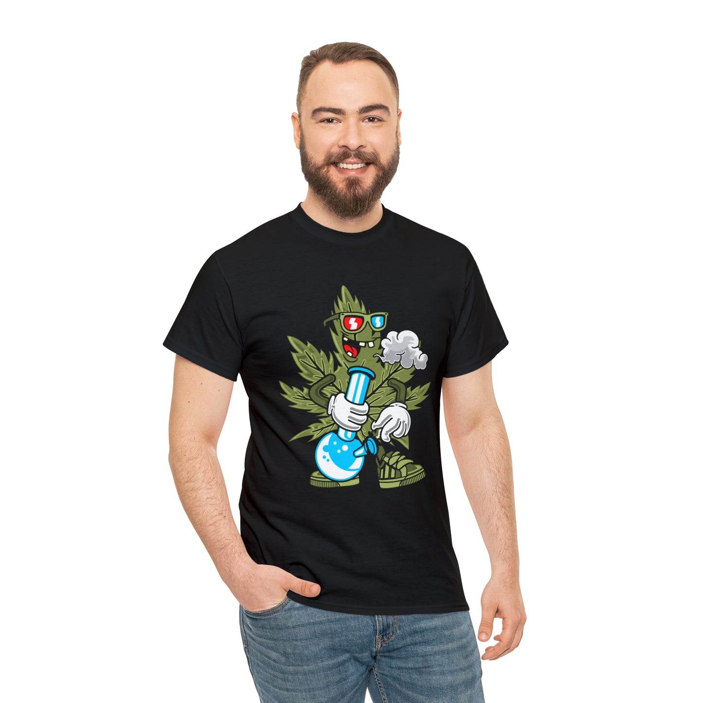 Custom K's - T-Shirt - Weed and Pipe