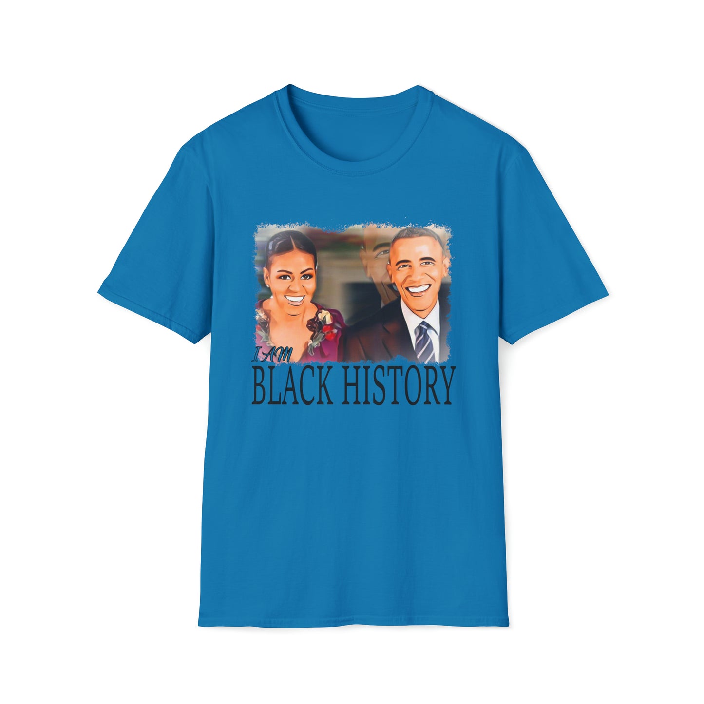 Custom K's "WaterColor Obama" Softstyle T-Shirt