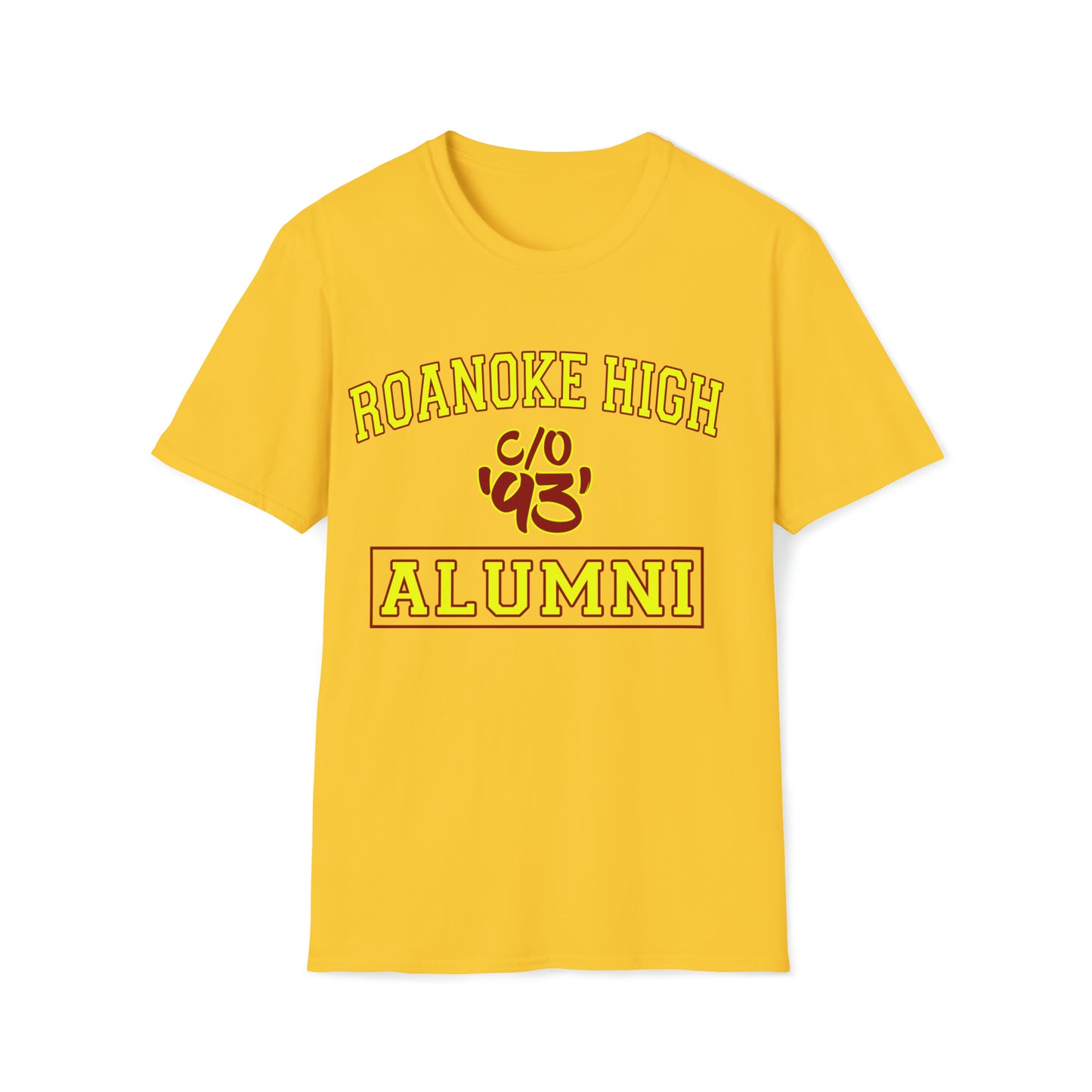 Unisex Roanoke High Class of 93 Alumni T-Shirt