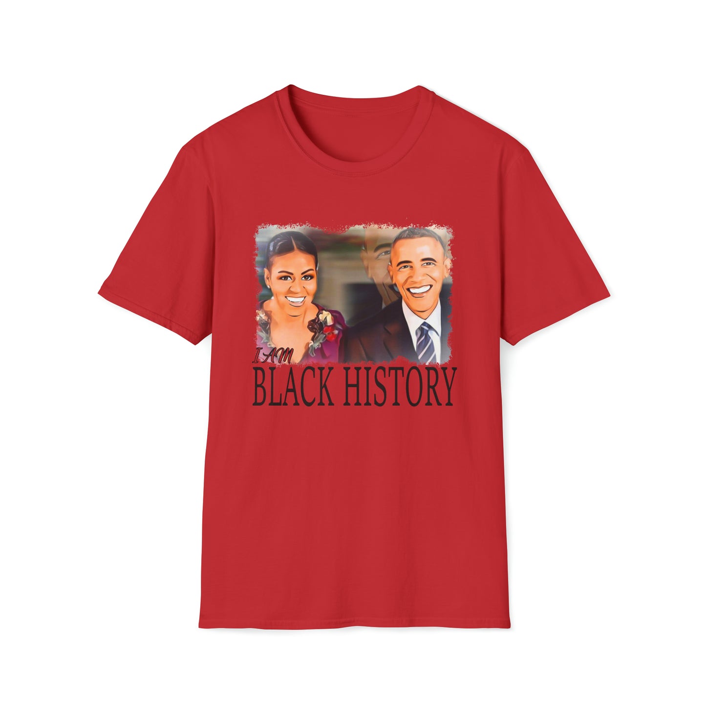 Custom K's "WaterColor Obama" Softstyle T-Shirt