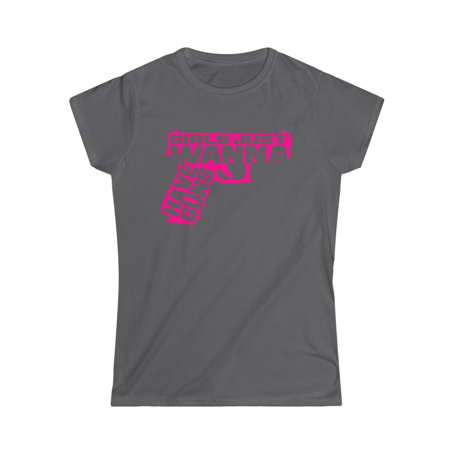 Women's "Girls Wanna Have Guns" Softstyle Tee