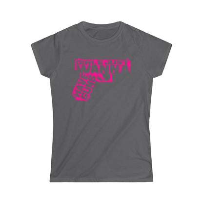 Women's "Girls Wanna Have Guns" Softstyle Tee