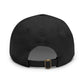 Mason Dad Hat with Leather Patch (Rectangle)