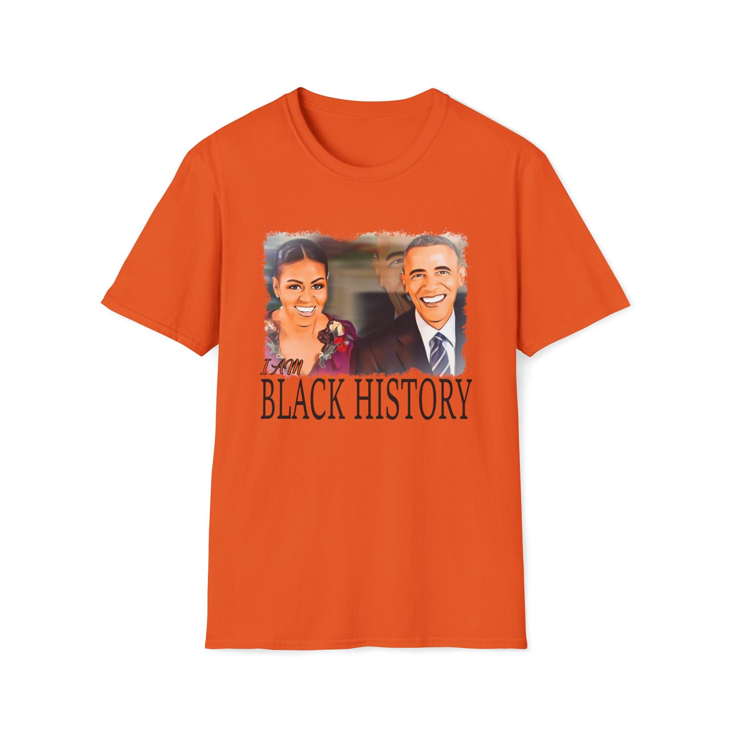Custom K's "WaterColor Obama" Softstyle T-Shirt